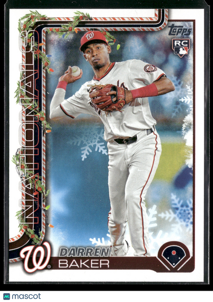 2025 Topps Holiday Darren Baker #H167 RC