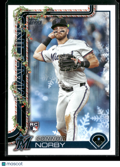 2025 Topps Holiday Connor Norby #H72 RC