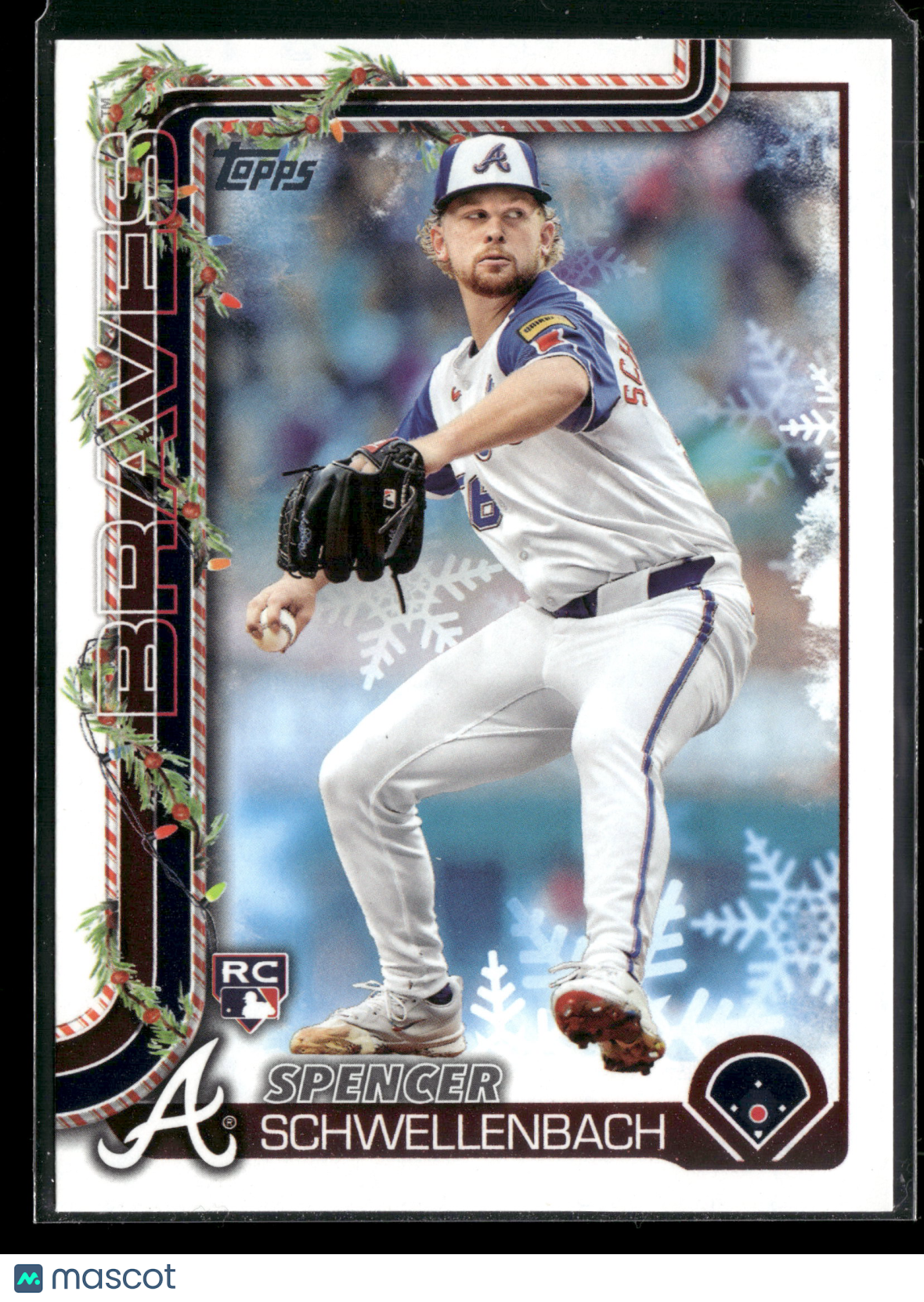 2025 Topps Holiday Spencer Schwellenbach #H199 RC