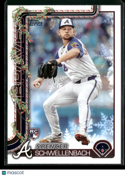 2025 Topps Holiday Spencer Schwellenbach #H199 RC