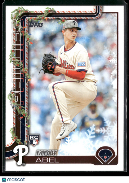 2025 Topps Holiday Mick Abel #H111 RC