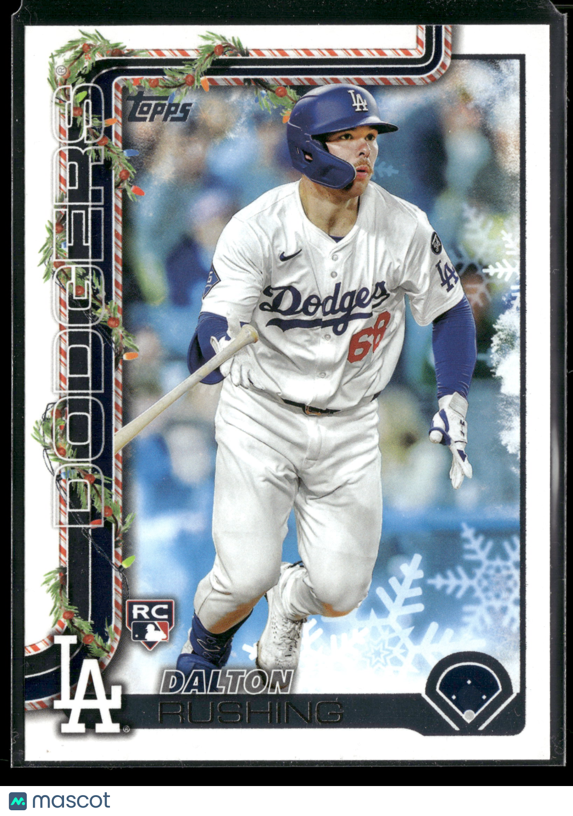 2025 Topps Holiday Dalton Rushing #H105 RC