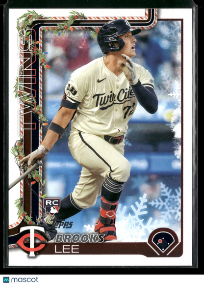 2025 Topps Holiday Brooks Lee #H13 RC