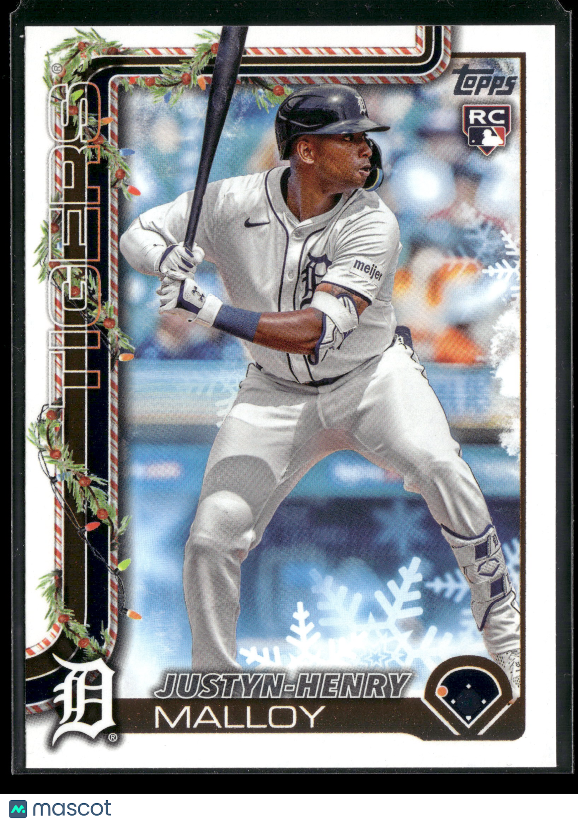 2025 Topps Holiday Justyn-Henry Malloy #H31 RC