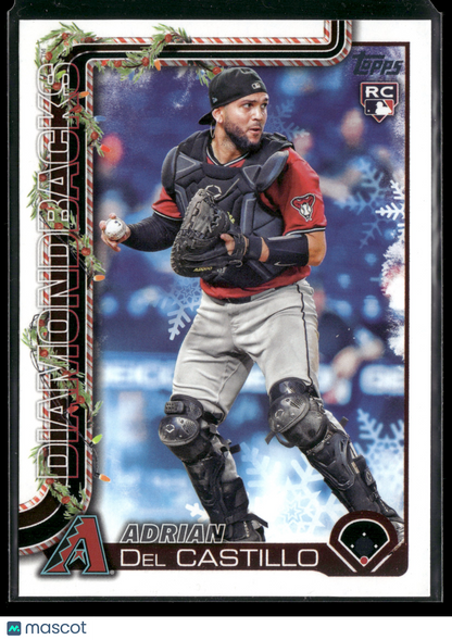 2025 Topps Holiday Adrian Del Castillo #H181 RC