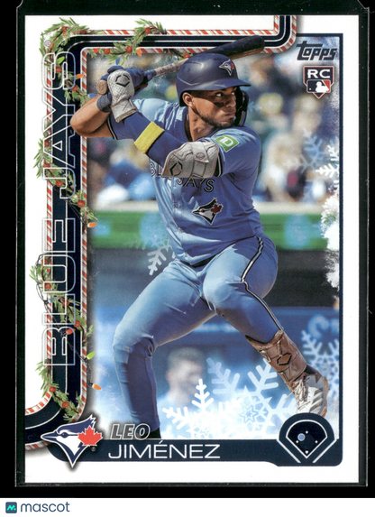 2025 Topps Holiday Leo Jiménez #H57 RC