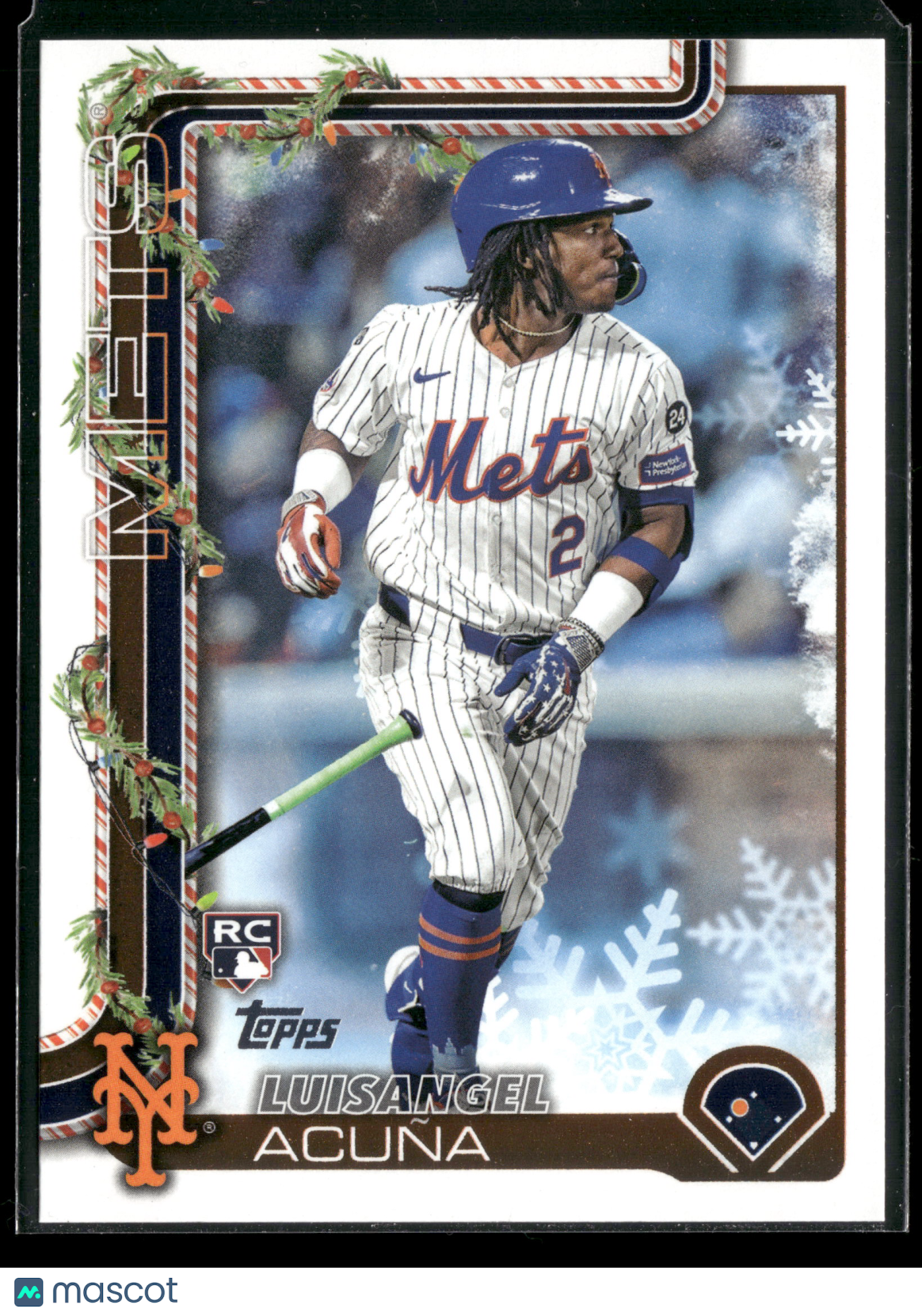 2025 Topps Holiday Luisangel Acuña #H113 RC