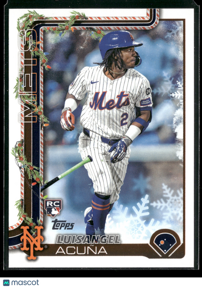 2025 Topps Holiday Luisangel Acuña #H113 RC