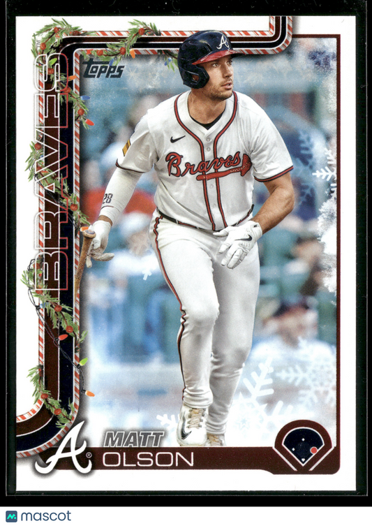 2025 Topps Holiday Matt Olson #H15