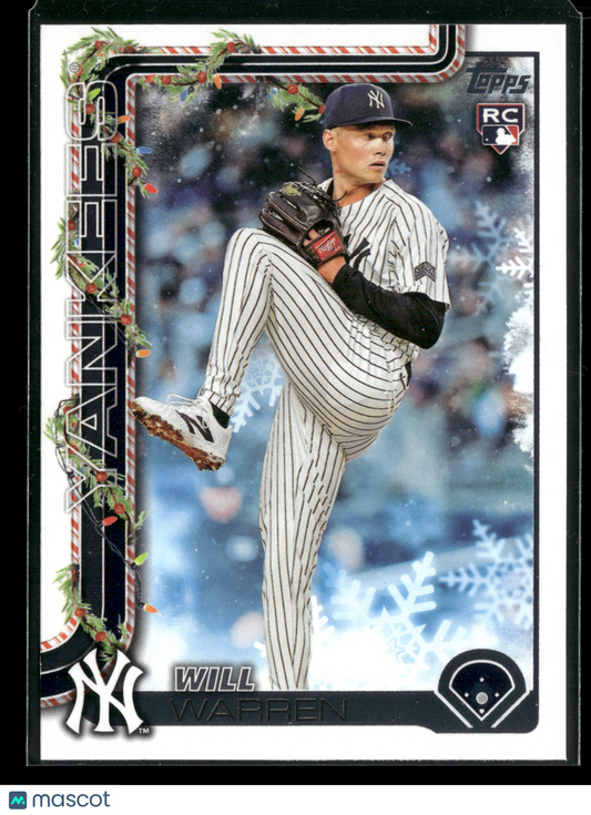 2025 Topps Holiday Will Warren #H16 RC