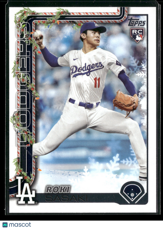 2025 Topps Holiday Roki Sasaki #H23 RC