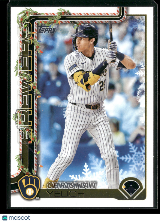 2025 Topps Holiday Christian Yelich #H25