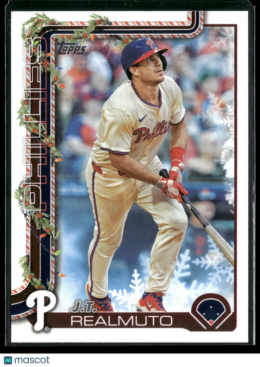 2025 Topps Holiday J.T. Realmuto #H33