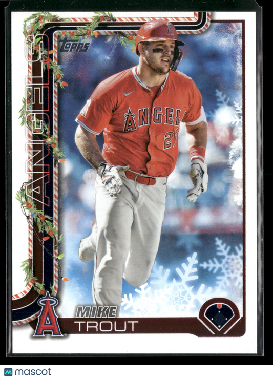 2025 Topps Holiday Mike Trout #H50