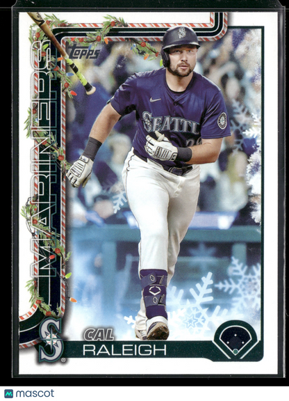 2025 Topps Holiday Cal Raleigh #H54