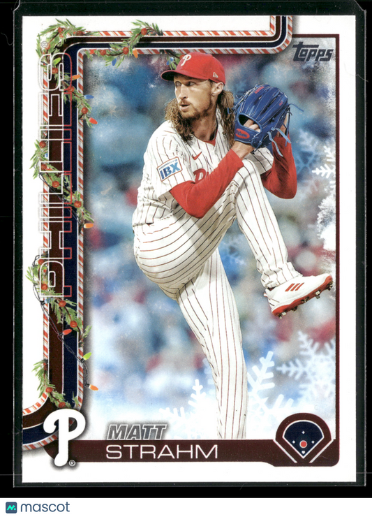 2025 Topps Holiday Matt Strahm #H71