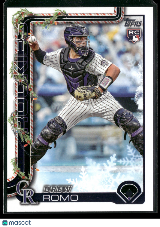 2025 Topps Holiday Drew Romo #H114 RC