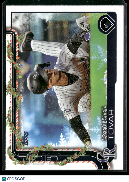 2025 Topps Holiday Ezequiel Tovar #H145
