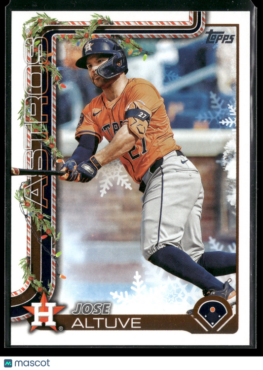 2025 Topps Holiday Jose Altuve #H163