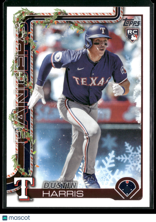 2025 Topps Holiday Dustin Harris #H166 RC