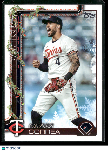 2024 Topps Holiday Carlos Correa #H175