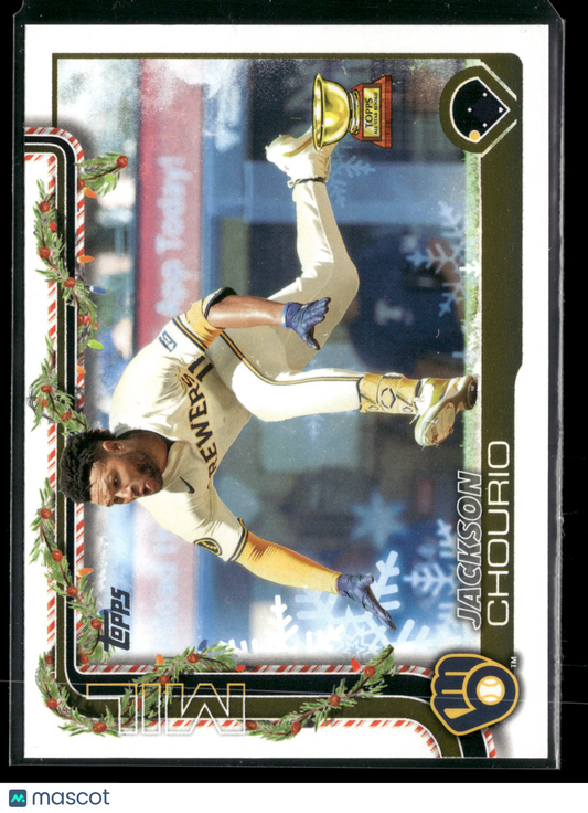 2025 Topps Holiday Jackson Chourio #H182