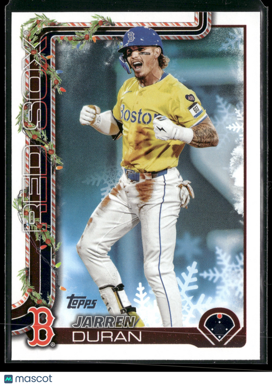 2025 Topps Holiday Jarren Duran #H180