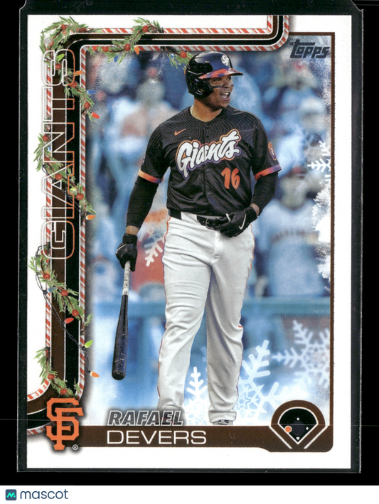 2025 Topps Holiday Rafael Devers #H190