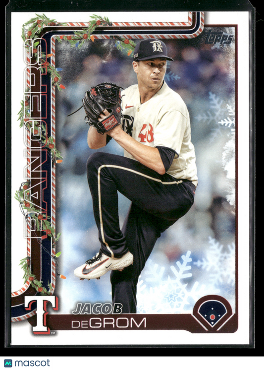2025 Topps Holiday Jacob deGrom #H196