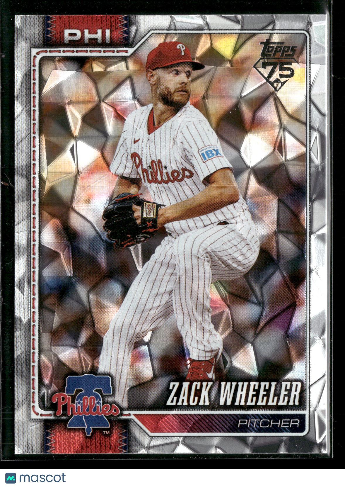 2026 Topps Series 1 Zack Wheeler #261 Diamante Foil