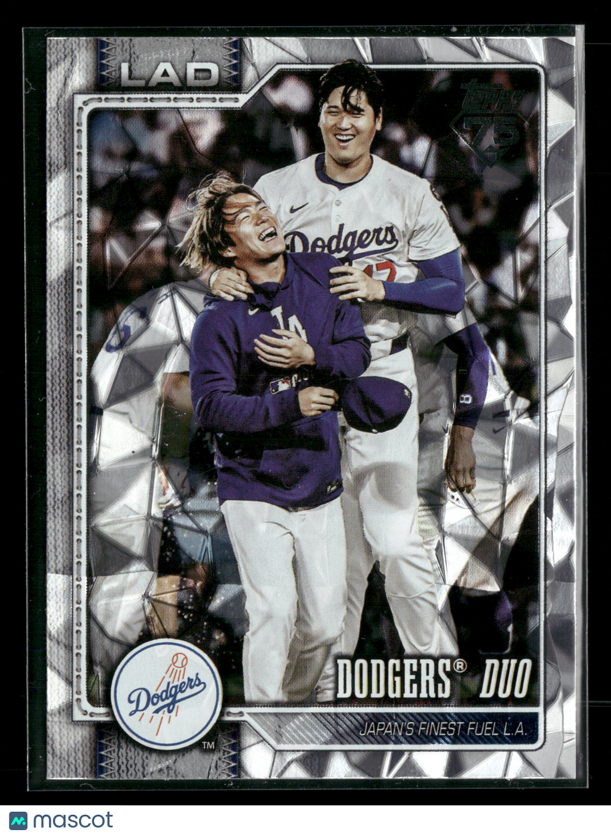 2026 Topps Series 1 Dodgers Duo #265 Diamante Foil