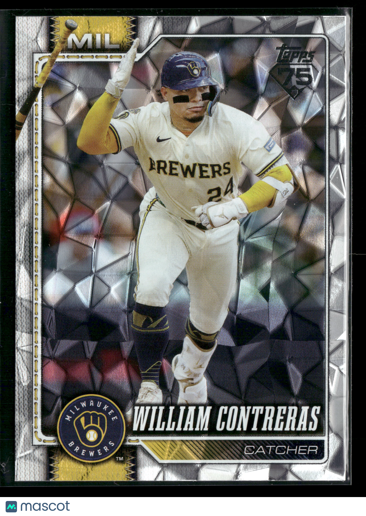 2026 Topps Series 1 William Contreras #192 Diamante Foil