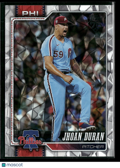 2026 Topps Series 1 Jhoan Duran #83 Diamante Foil