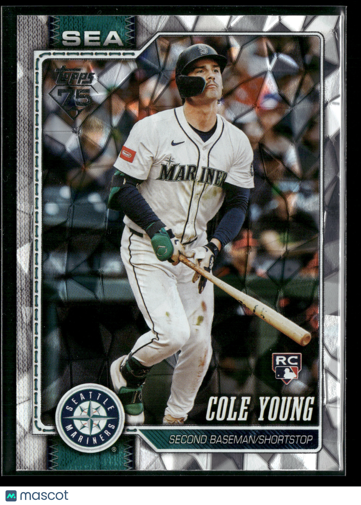2026 Topps Series 1 Cole Young #129 Diamante Foil RC