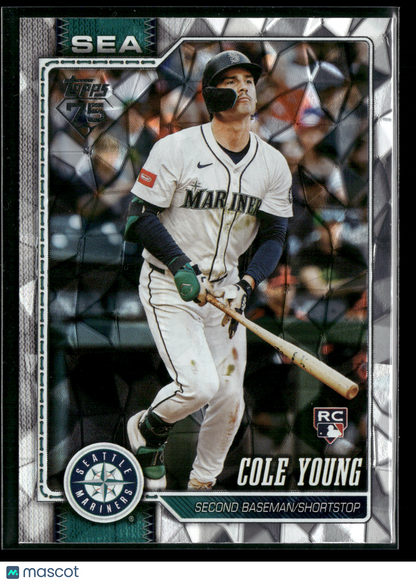 2026 Topps Series 1 Cole Young #129 Diamante Foil RC