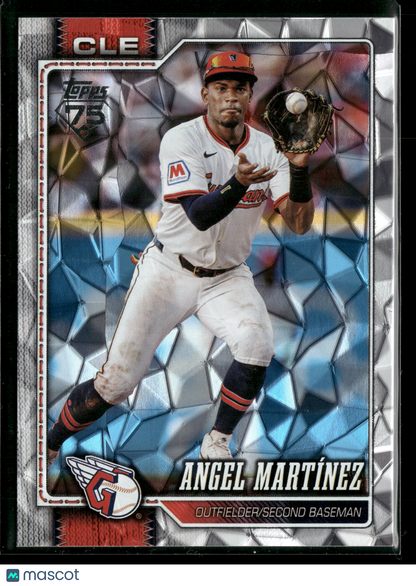 2026 Topps Series 1 Angel Martínez #244 Diamante Foil