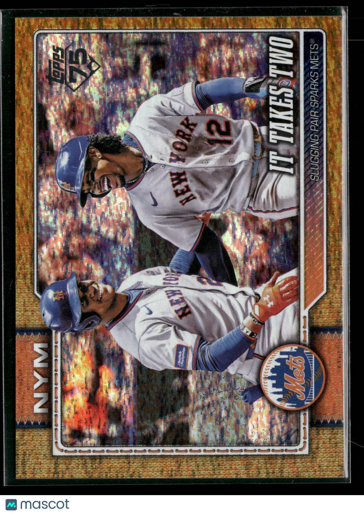 2026 Topps Series 1 Francisco Lindor Juan Soto #52 Gold Holo Foil /50
