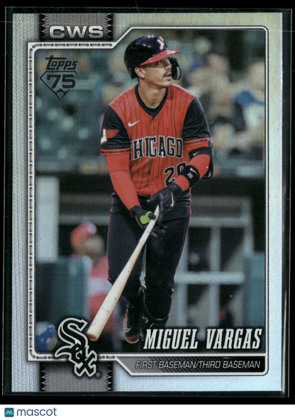 2026 Topps Series 1 Miguel Vargas #329 Rainbow Foil