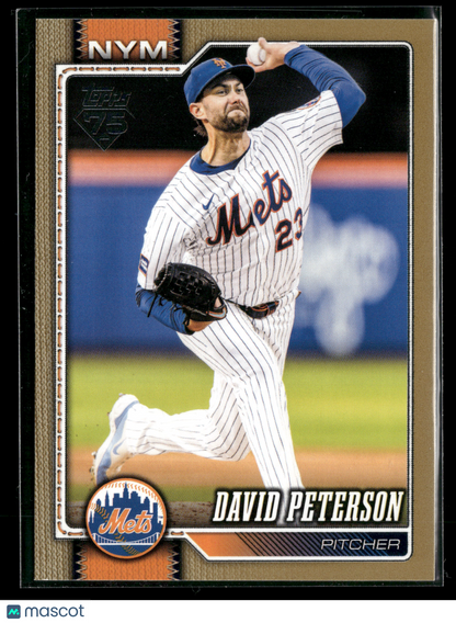 2026 Topps Series 1 David Peterson #215 Gold /2026