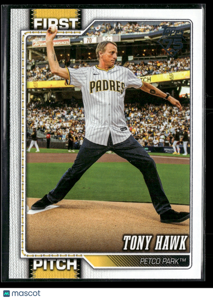 2026 Topps Series 1 Tony Hawk #FP-6 First Pitch