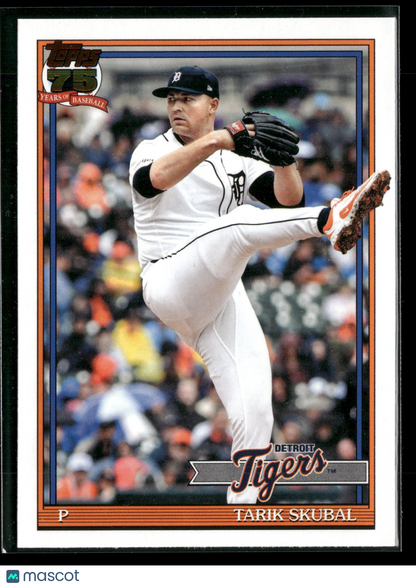 2026 Topps Series 1 Tarik Skubal #T91-79 1991 Topps Baseball