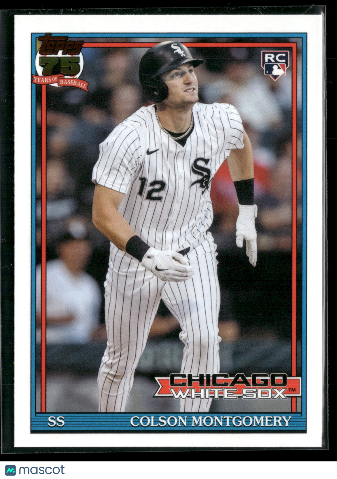 2026 Topps Series 1 Colson Montgomery #T91-4 RC 1991 Topps Baseball