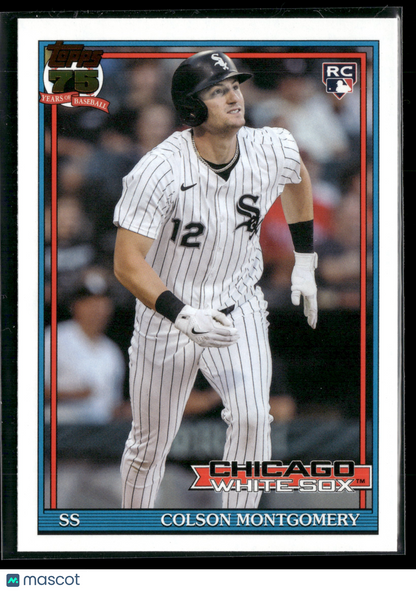 2026 Topps Series 1 Colson Montgomery #T91-4 RC 1991 Topps Baseball