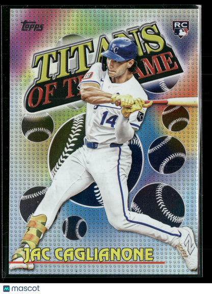 2026 Topps Series 1 Jac Caglianone #TOG-12 RC  Titans of the Game
