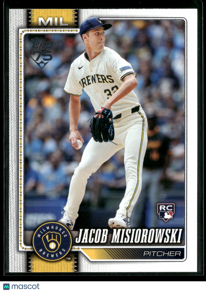 2026 Topps Series 1 Jacob Misiorowski #10 RC