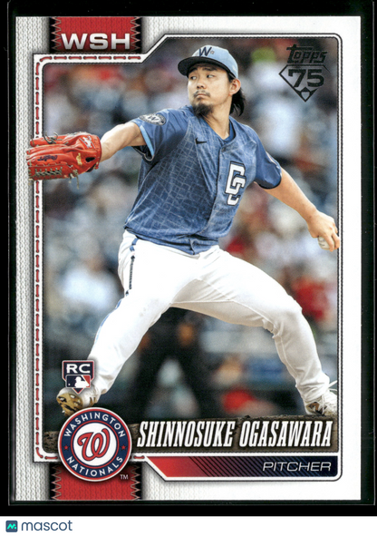 2026 Topps Series 1 Shinnosuke Ogasawara #32 RC