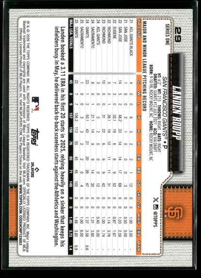2026 Topps Series 1 Landen Roupp #29