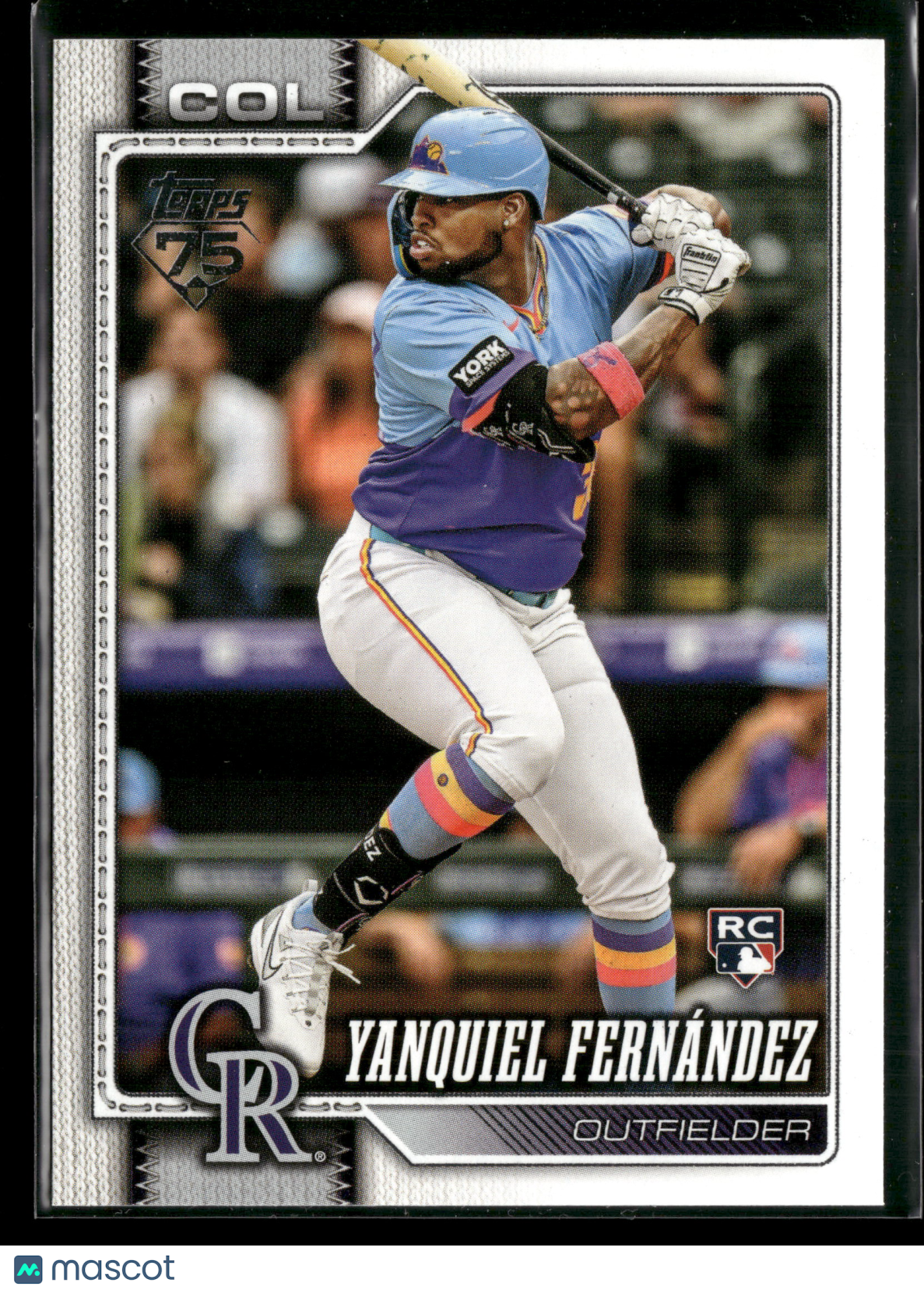 2026 Topps Series 1 Yanquiel Fernández #116 RC