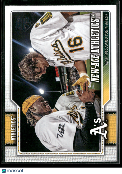 2026 Topps Series 1 Lawrence Butler Nick Kurtz #122