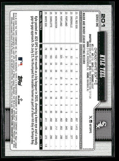 2026 Topps Series 1 Kyle Teel #201 RC